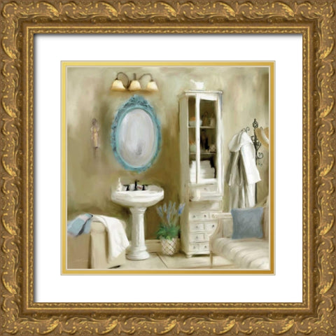 French Sink Gold Ornate Wood Framed Art Print with Double Matting by Robinson, Carol