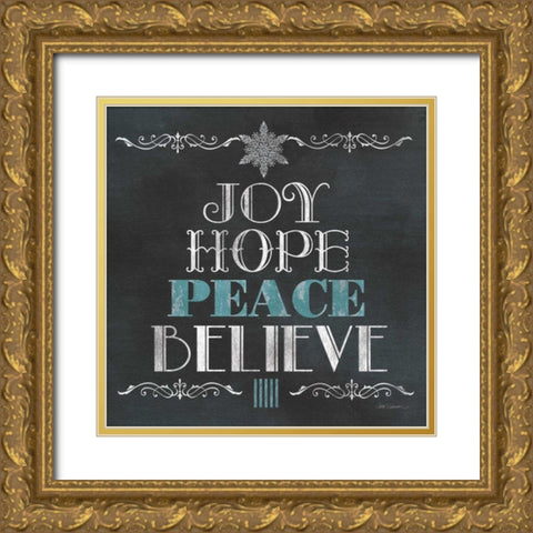 Tree Type Gold Ornate Wood Framed Art Print with Double Matting by Robinson, Carol