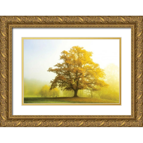 The Sentinel Gold Ornate Wood Framed Art Print with Double Matting by Van de Goor, Lars