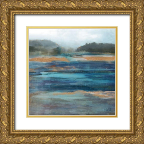 Cold Spring Morning I Gold Ornate Wood Framed Art Print with Double Matting by Jill, Susan