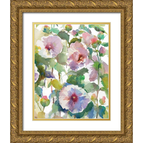 Summer Friends III Gold Ornate Wood Framed Art Print with Double Matting by Troise Heidel, Theresa