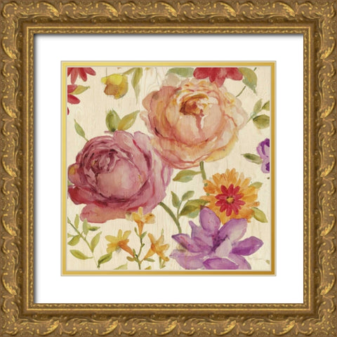 Summer Sorbet II Gold Ornate Wood Framed Art Print with Double Matting by Robinson, Carol