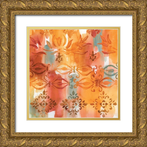 Soft Spice II Gold Ornate Wood Framed Art Print with Double Matting by Nan