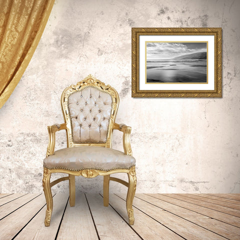 Contemplating Gold Ornate Wood Framed Art Print with Double Matting by Calascibetta, Mike