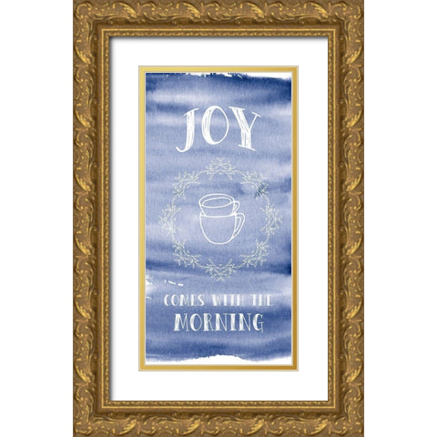 Morning Joy Gold Ornate Wood Framed Art Print with Double Matting by Murray, Amanda