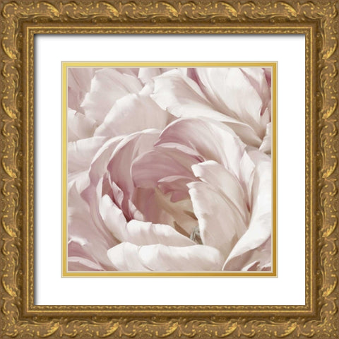Intimate Blush II Gold Ornate Wood Framed Art Print with Double Matting by Levashov, Igor