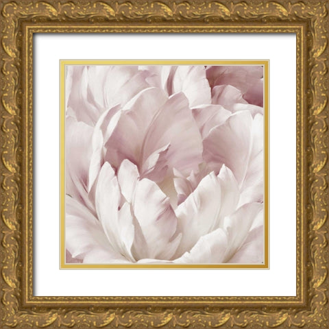 Intimate Blush III Gold Ornate Wood Framed Art Print with Double Matting by Levashov, Igor
