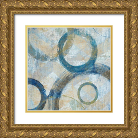 Bend I Gold Ornate Wood Framed Art Print with Double Matting by Tava Studios