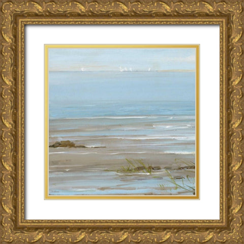Afternoon On The Gold Ornate Wood Framed Art Print with Double Matting by Swatland, Sally