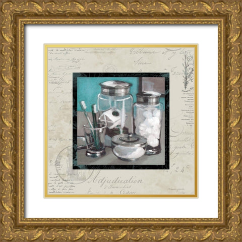 French Toilette II Gold Ornate Wood Framed Art Print with Double Matting by Robinson, Carol