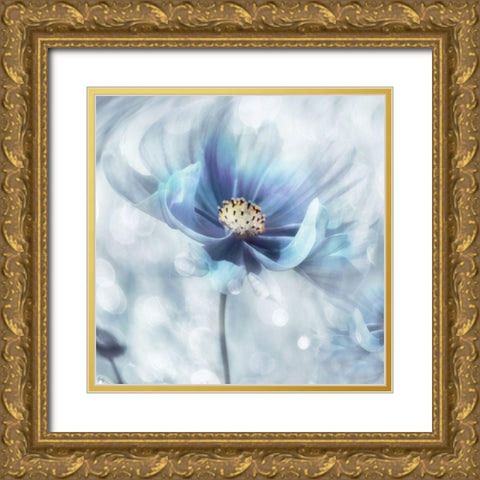 Feeling of Blue I Gold Ornate Wood Framed Art Print with Double Matting by Weisz, Irene