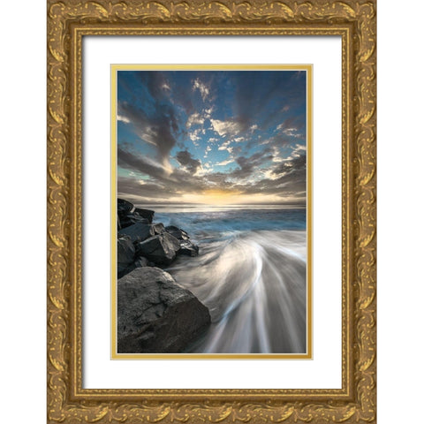 The Magic of Gold Ornate Wood Framed Art Print with Double Matting by Delimont, Danita