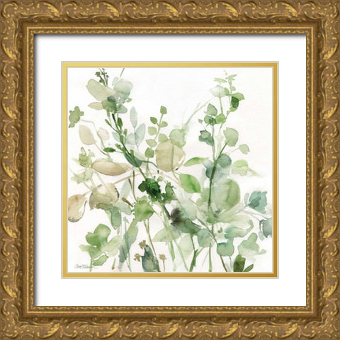 Sage Garden II Gold Ornate Wood Framed Art Print with Double Matting by Robinson, Carol