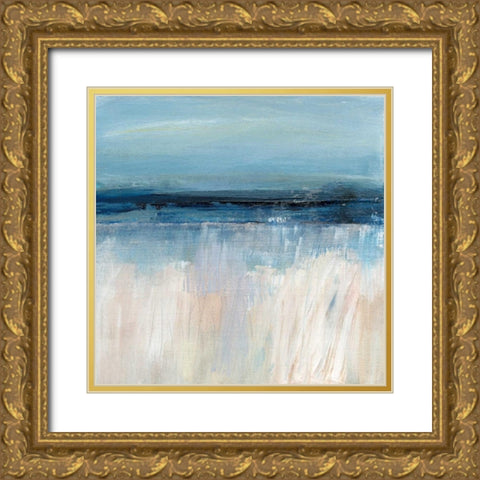 On The Severn I Gold Ornate Wood Framed Art Print with Double Matting by Jill, Susan