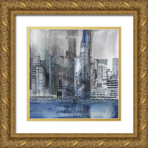 Empire State Gold Ornate Wood Framed Art Print with Double Matting by Jill, Susan