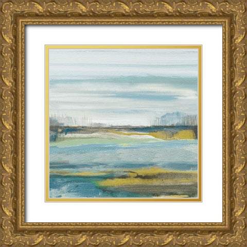 Lewbeach II Gold Ornate Wood Framed Art Print with Double Matting by Jill, Susan