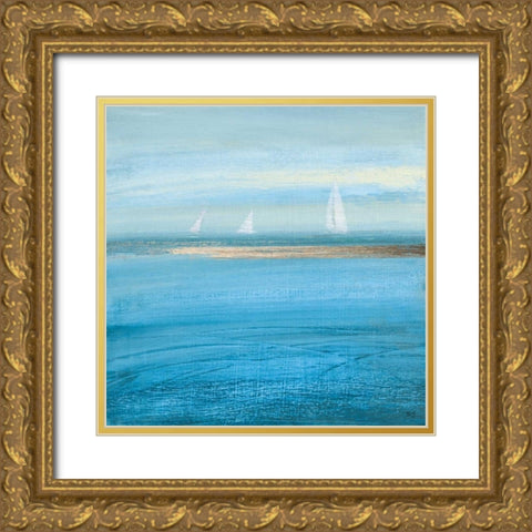 Waiting On The Wind I Gold Ornate Wood Framed Art Print with Double Matting by Jill, Susan