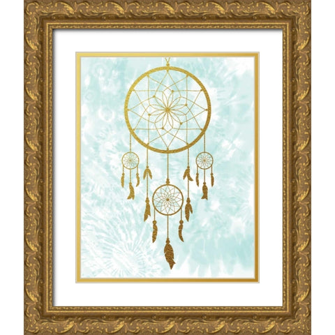 Dreamcatcher Gold Ornate Wood Framed Art Print with Double Matting by Murray, Amanda