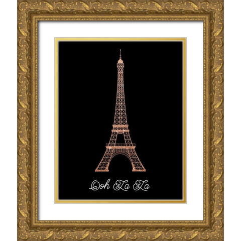 Ooh La La Gold Ornate Wood Framed Art Print with Double Matting by Murray, Amanda