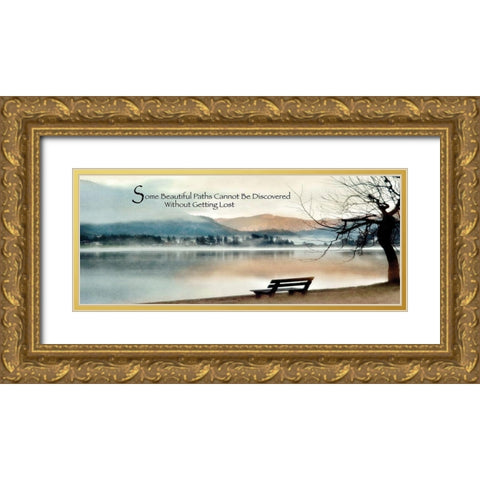 Beautiful Paths Gold Ornate Wood Framed Art Print with Double Matting by Weisz, Irene