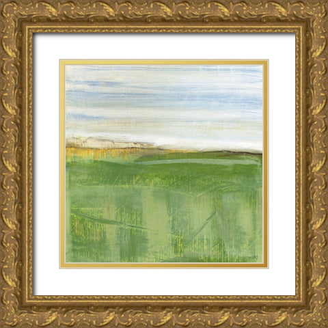 Distant Horizon II Gold Ornate Wood Framed Art Print with Double Matting by Jill, Susan