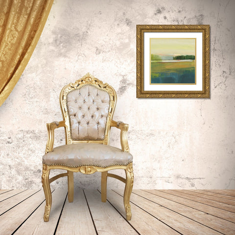 Way to Woodstock II Gold Ornate Wood Framed Art Print with Double Matting by Jill, Susan