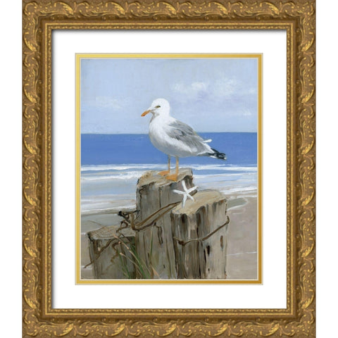 Keeping Watch II Gold Ornate Wood Framed Art Print with Double Matting by Swatland, Sally