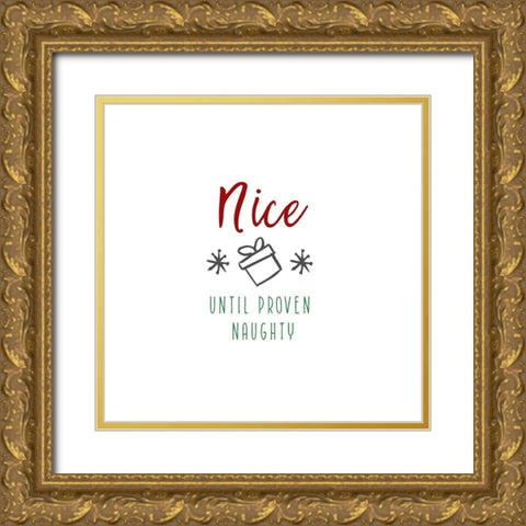 Nice Gold Ornate Wood Framed Art Print with Double Matting by Murray, Amanda