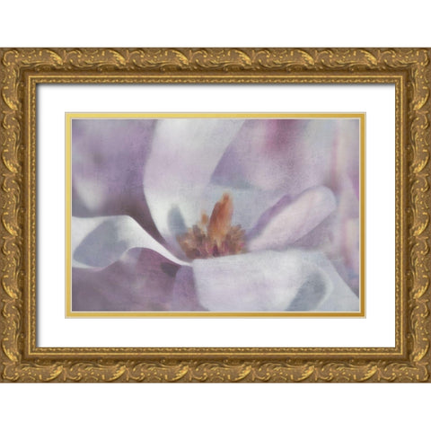 Magnolia Melody I Gold Ornate Wood Framed Art Print with Double Matting by Weisz, Irene