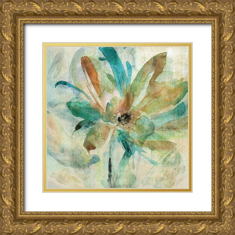 Vivid Spring Gold Ornate Wood Framed Art Print with Double Matting by Robinson, Carol