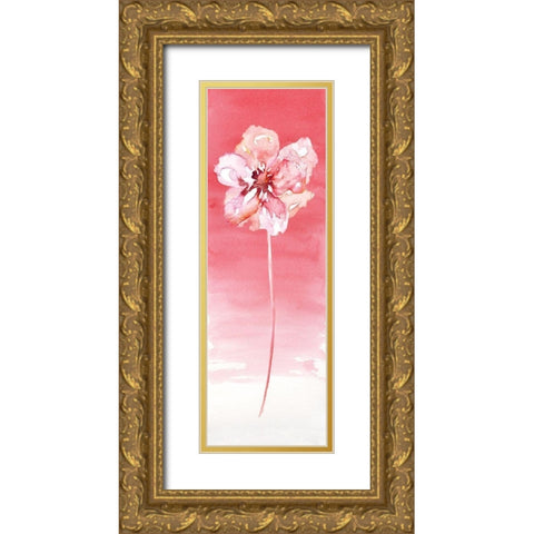 Single and Sweet II Gold Ornate Wood Framed Art Print with Double Matting by Nan