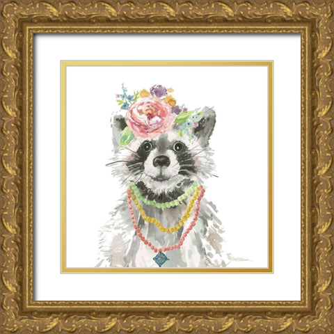 Glamour Girls Gold Ornate Wood Framed Art Print with Double Matting by Robinson, Carol