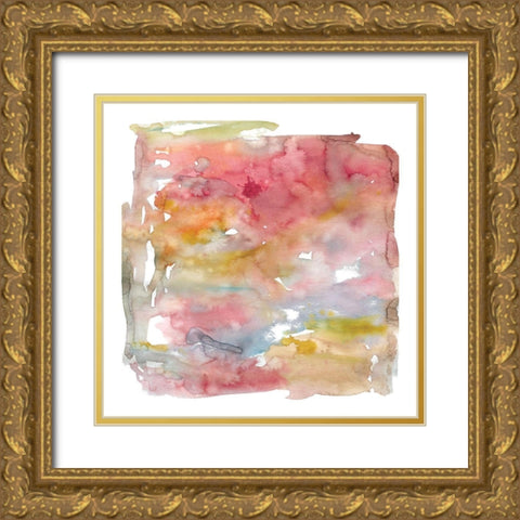 Sweet Summer Gold Ornate Wood Framed Art Print with Double Matting by Robinson, Carol