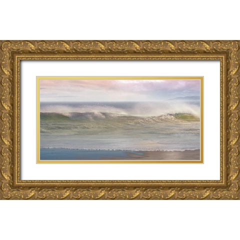 California Gold Ornate Wood Framed Art Print with Double Matting by Calascibetta, Mike