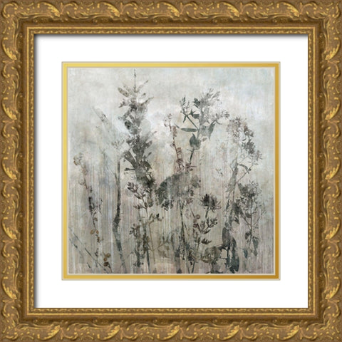 Winters Lace II Gold Ornate Wood Framed Art Print with Double Matting by Robinson, Carol