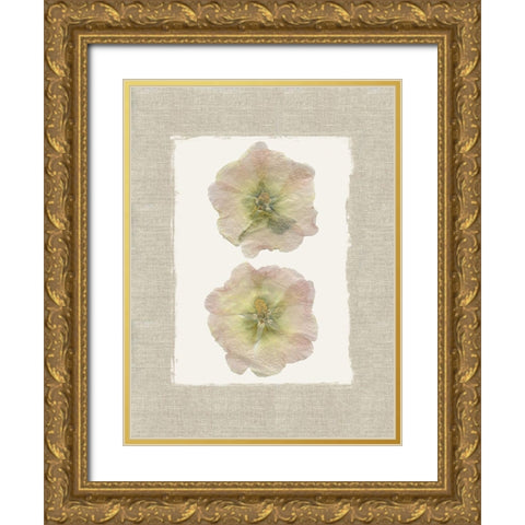 Pressed Duo Gold Ornate Wood Framed Art Print with Double Matting by Robinson, Carol