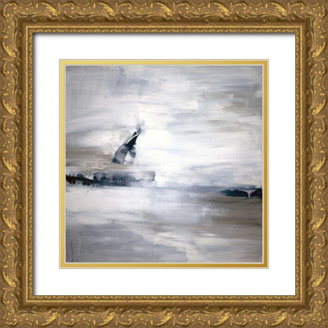 Shifting Tides II Gold Ornate Wood Framed Art Print with Double Matting by Shapiro, Judith