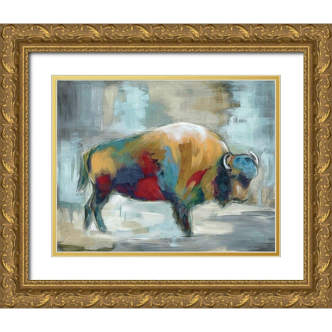Wild and Free Gold Ornate Wood Framed Art Print with Double Matting by Dunlap, Marilyn