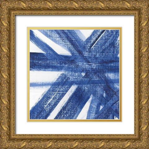Worn Jeans I Gold Ornate Wood Framed Art Print with Double Matting by Jill, Susan