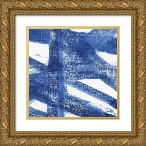 Worn Jeans II Gold Ornate Wood Framed Art Print with Double Matting by Jill, Susan