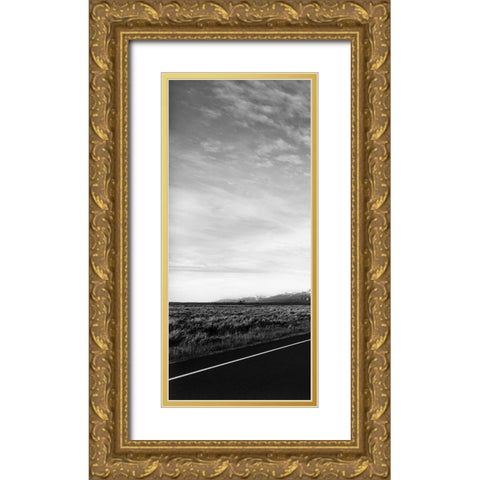 Grand Teton Empty I Gold Ornate Wood Framed Art Print with Double Matting by Haney, Chuck