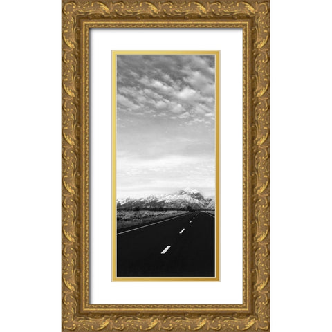 Grand Teton Empty II Gold Ornate Wood Framed Art Print with Double Matting by Haney, Chuck