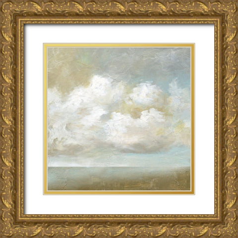 Cloudscape V Gold Ornate Wood Framed Art Print with Double Matting by Nan