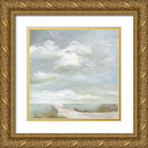 Cloudscape VI Gold Ornate Wood Framed Art Print with Double Matting by Nan