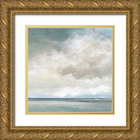 Cloudscape VII Gold Ornate Wood Framed Art Print with Double Matting by Nan