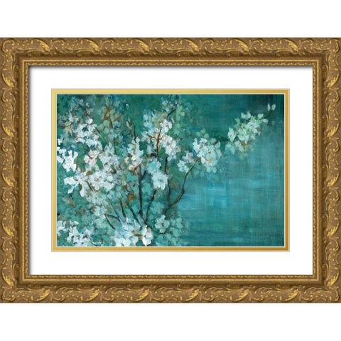 Springs Offering Gold Ornate Wood Framed Art Print with Double Matting by Nan