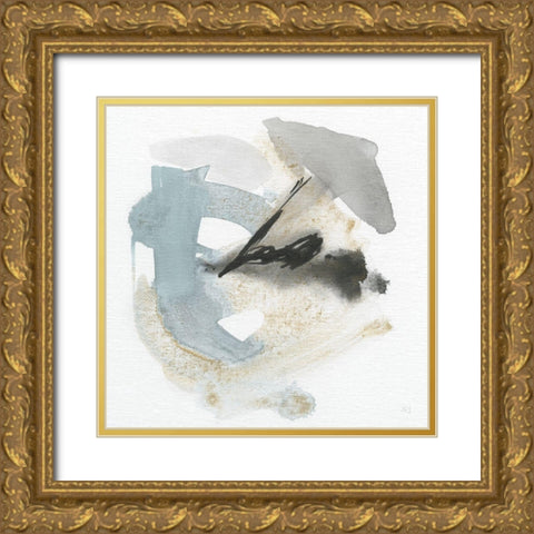 Sand and Sky II Gold Ornate Wood Framed Art Print with Double Matting by Jill, Susan