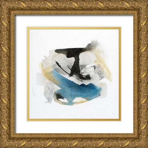Artesian Spring III Gold Ornate Wood Framed Art Print with Double Matting by Jill, Susan