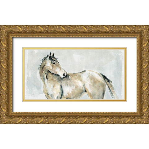 Turning Toward Gold Ornate Wood Framed Art Print with Double Matting by Robinson, Carol