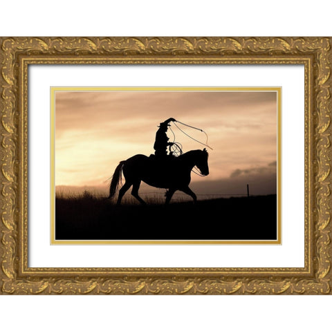 Rope and Gold Ornate Wood Framed Art Print with Double Matting by Delimont, Danita